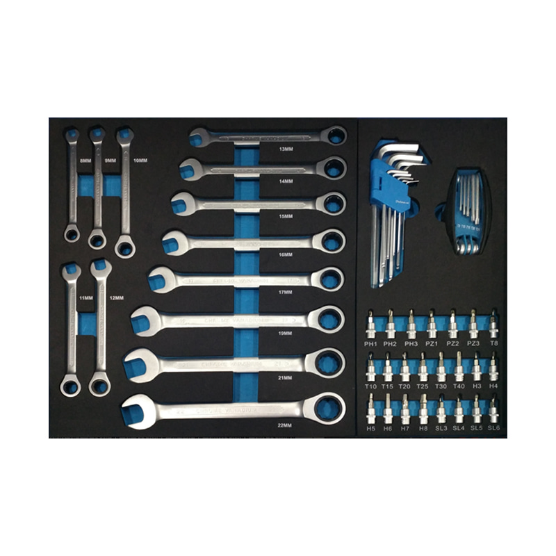 CRV-Autoreparatur-Handwerkzeug-Sets mit 5 Schubladen, Garagen-Werkzeugschrank