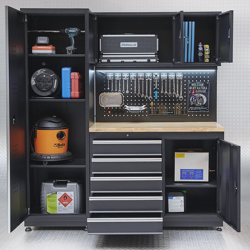 GLG4000 Eintüriger Standard-Garagenschrank mit Hängebrett